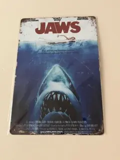 JAWS ジョーズ ブリキ看板 メタルプレート レトロ