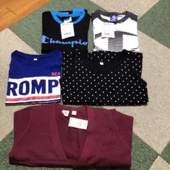 半袖Tシャツ3枚+タンクトップ+カーディガン