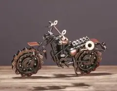 金属製バイクミニチュア置物