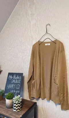 【zucca/ズッカ】薄手カーディガン