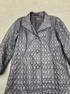 Leilian レリアン キルティングジャケット ネイビー