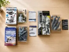 カフェレオ エフトイズ 米海軍 3機セット 航空機 食玩 1/144 彩色済み