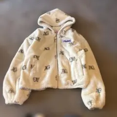 AnggGirl フリースジャケット S クリーム色　1600円→
