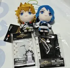 キングダムハーツ　スマホスタンド　マスコット　クリアマルチケース　4点