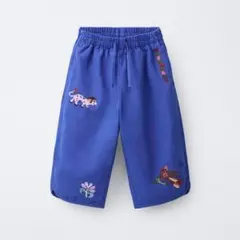 SISSEL EDELBO × ZARA 刺繍入りバギーパンツ