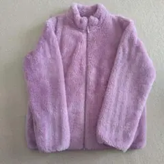 UNIQLO フリースジャケット 150 パープル 未使用