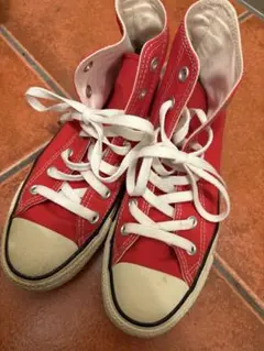 CONVERSE キャンバス オールスター HI レッド 23.5cm
