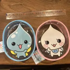 しずくちゃん　サンキューマート　可愛い、収納ポーチ２セット しずく、みるみる