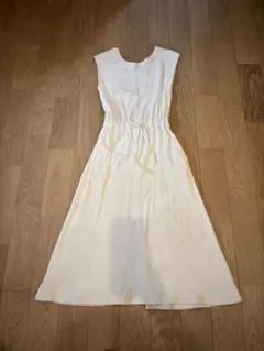 FREAK'S STORE アイボリー ノースリーブ ワンピース