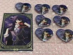 (( あんスタ 朔間凛月 悪魔の館 ハートカンバッジ 缶バッジ 奇妙カード ))