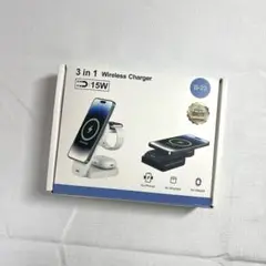 ワイヤレス充電器 3in1 MagSafe iPhone マグネット式 スタンド