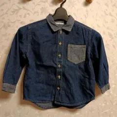 デニム長袖シャツ 100cm