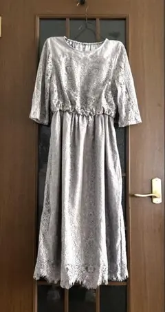 [新品未使用] パーティドレス　総レース　ロングワンピース　フォーマル