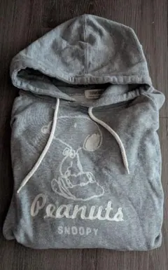 Peanuts Snoopy グレー パーカー M ユニセックス スヌーピー