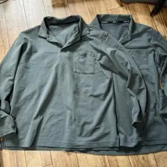 BURTLE ダークグリーン ポロシャツ LL2枚　セット