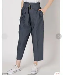 54 COTORICA. インディゴツイルハイウエスト　パンツ　S　カジュアルのサムネイル