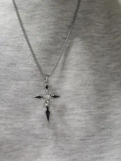 即日発送⭐️最短翌日到着】s925【CZ仕様】シルバークロスネックレス