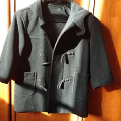 Caranza Venutiano 黒ウールコート 100A