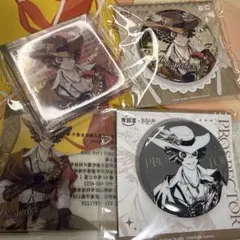 第五人格　食験室コラボ　探鉱者　缶バッジ　アクリルブロック　クリアカード