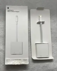 Apple純正 Lightning to USB 3 カメラアダプター