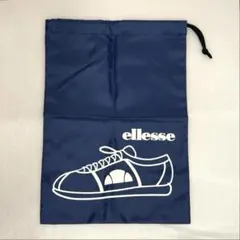 エレッセ　巾着　/　ネイビー　シューズ　ネイビー　シンプル　ブルーのサムネイル