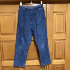 ロデオクラウンズワイドボウル デニム ジーンズ ウエストゴム フリーサイズ