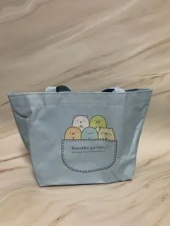 すみっコぐらし バッグ 水色