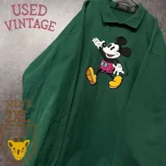 ☆US古着☆【ディズニーランド ミッキー スウェット】刺繍 メンズ XL/2XL
