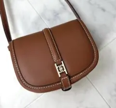 ま*ら様 【値下げ】FOLNUA ブラウン ミニショルダーバッグ