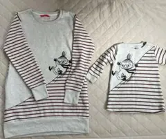 グラニフMOOMINトレーナー　親子おそろい　リンクコーデ