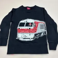OJICO 電車とクマのデザイン トレーナー 8A