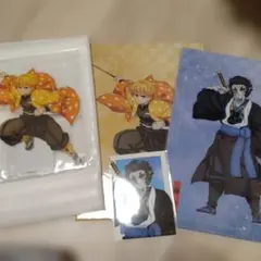 鬼滅の刃 アニプレックスオンラインくじ アクリルスタンド 善逸 クリアファイル