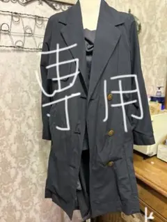 【オーブ総柄】ヴィヴィアンウエストウッド　ウールコート　ロング丈　ブラック　46 Vivienne Westwood - Vivienne Westwood 長財布 ブラック 総柄