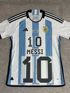 新品タグ付/選手用仕樣アルゼンチン代表メッシ 2022 WC 決勝 HF2157 新品タグ付/選手用仕樣アルゼンチン代表メッシ 2022 WC 決勝 HF2157