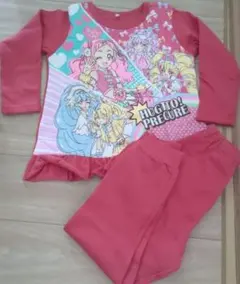 プリキュア裏起毛パジャマ上下