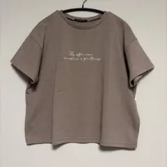 INGNI イング　刺繍Tシャツ　モカブラウン　Mのサムネイル
