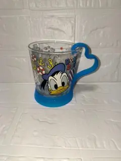 ドナルドダック ハート型グラス ディズニー レトロ コップ 可愛い 即購入OK
