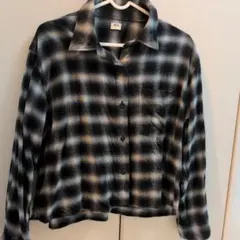 UNIQLO チェック柄 レディース長袖シャツ M