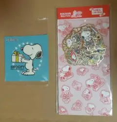 スヌーピー せんべいステッカー　シール