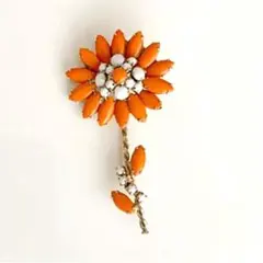 ヴィンテージ コスチュームジュエリー ブローチ アンティーク