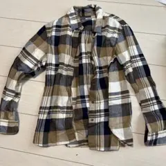 UNIQLO チェック柄長袖シャツ