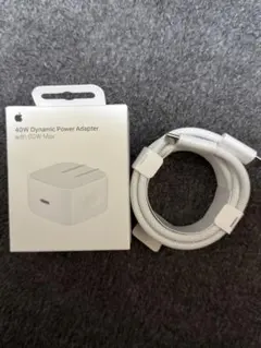 【Apple純正】40W充電器＋USB-Cケーブル2m セット
