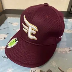 ミズノ Eマーク ワインレッド キャップ