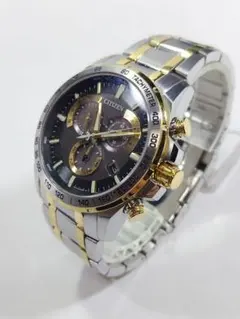 s*i様 CITIZEN クロノグラフ AT3035-54E ソーラー電波時計 2026年最新】at3035-54eの人気アイテム - メルカリ