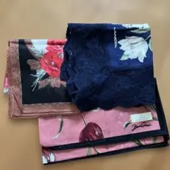 LANCEL & Pamyral 花柄ハンカチセット