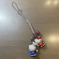 ハローキティ ご当地　大阪限定　漫才バージョン　根付　ストラップ☆