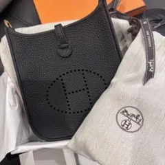 HERMES TPM ミニエブリン　黒ノワール ゴールド金具✴︎