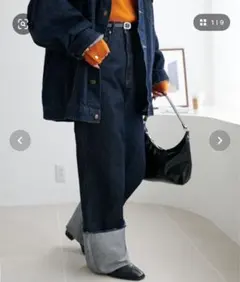 ロールアップデニム ディスコートSサイズ