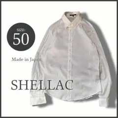 00s y2k SHELLAC シェラック ベーシックホワイトシャツ 50/XL