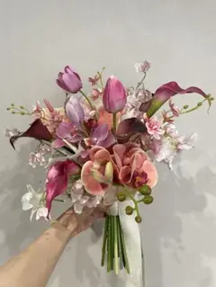コスメブーケ 結婚式 ブーケプルズ 誕生日 花束 ディオール バルーン